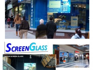 Screen glass