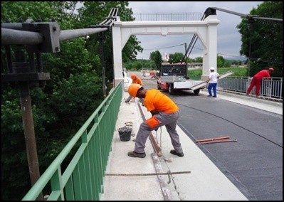 Rénovation d'un Pont Suspendu