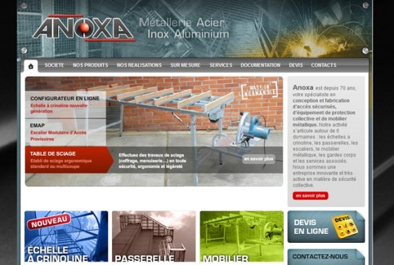 Site web ANOXA