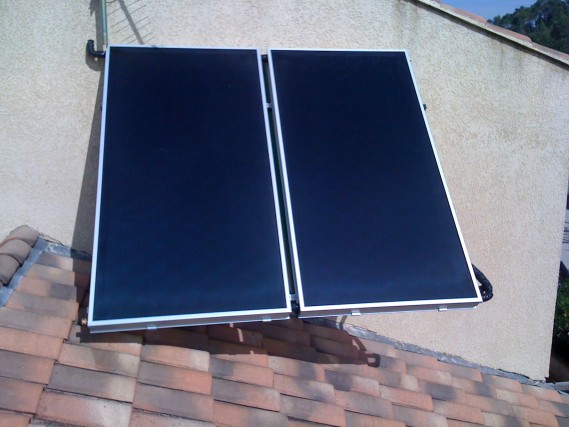Installation solaire eau chaude