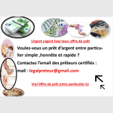 Pour prêt entre particulier sérieux rapide en ...