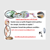 Offre de prêt entre particulier sérieux et ...