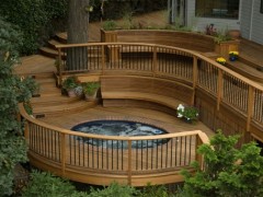 Deck aux lignes rondes