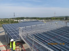 Ombrières photovoltaiques sur parkings