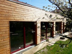 Extension en bois systeme hqe