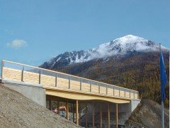 Passerelle du Grand Bois à Montgenèvre
