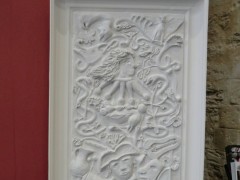Gypserie "histoire du restaurateur"