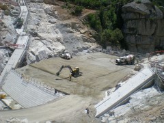 en CORSE au BARRAGE RIZZANESSE