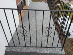 Rénovation d'une terrasse en tapis de marbre
