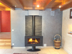 Installation poele a granule