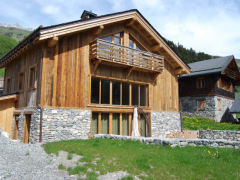 Réalisation d'un chalet / gros oeuvre- maçonnerie