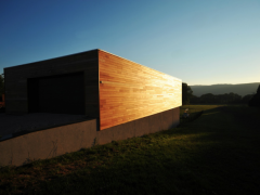Maison bois massif contemporraine