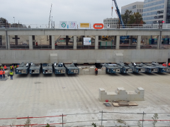 Opération de ripage en gare de Noisy-Champs