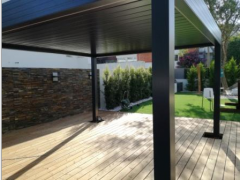 Pergola Autoportante sur 4 poteaux avec leds ...