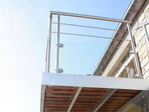 Terrasse en structure aluminium