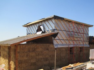 Construction d'une maison paille