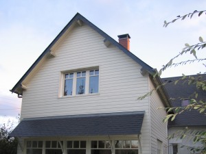Extension bois d'une maison de 1930
