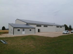 Bâtiment de stockage photovoltaique 100Kw