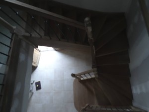 Escalier 2/4 tournant