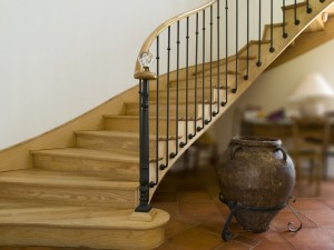 Escalier Courbe en frêne 