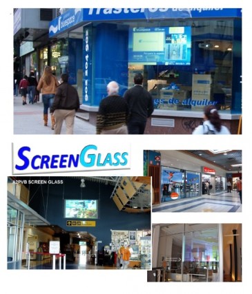 Screen glass