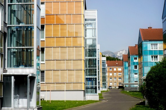 Rehabilitation de niveau passif d´un parc de logements sociaux à leoben, autriche