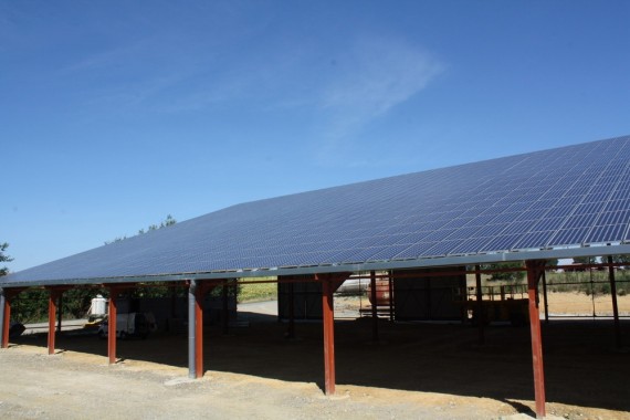 Chantier photovoltaïque