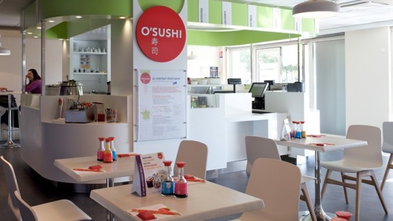 Déploiement du concept des restaurants O'Sushi pour Agapes restauration