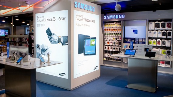 Déploiement des Shop-in-Shop de Samsung