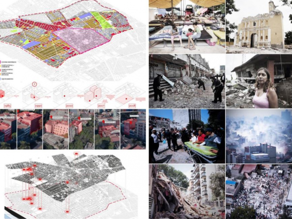Recensement parc immobilier post séisme 2017à Mexico