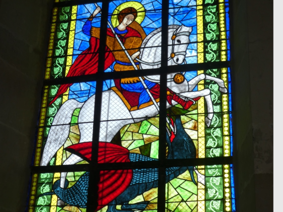 Création d'un vitrail pour l'église de Lanty sur Aube