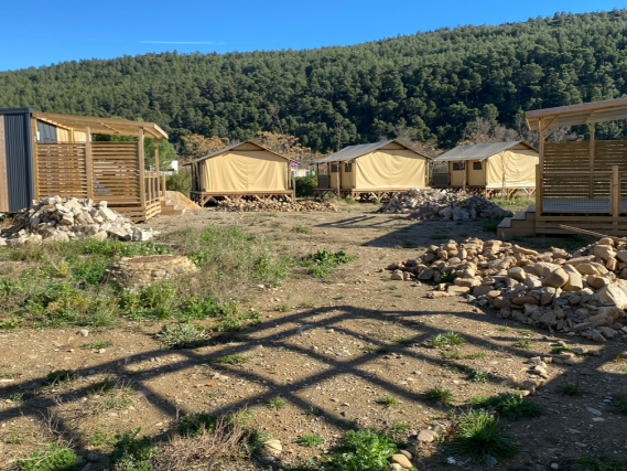 Un jardin naturel en zone sèche - avant